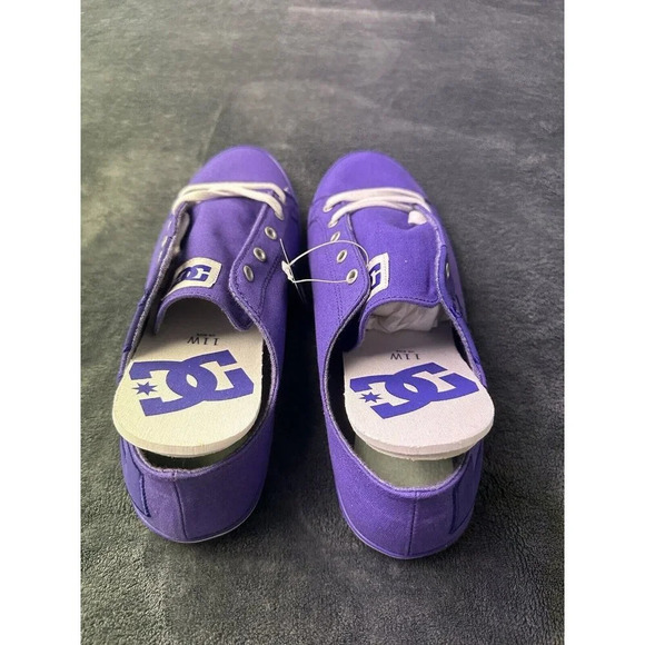 DC Women's Cleo Shoes Purple Size 11 Skate Canvas Sneakers - Picture 13 of 17